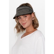 Pearl Charcoal Travel Visor